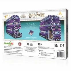 Wrebbit3D Harry Potter Mini Knight Bus 130-Piece Jigsaw Puzzle -Toy Store 3D Harry Potter Mini Knight Bus Jigsaw Puzzle W3D0203 03