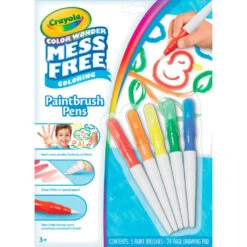 Crayola® Color Wonder Paintbrush Pens And Drawing Pad Set
