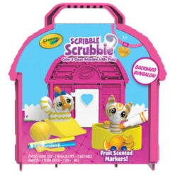 Crayola Scribble Scrubbie Pets Backyard Bungalow Coloring Set