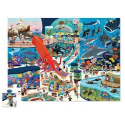 Crocodile Creek Day At The Aquarium 48-Piece Jigsaw Puzzle 3 Crocodile Creek Day At The Aquarium 48-Piece Jigsaw Puzzle -Toy Store Crocodile Creek Aquarium 48Piece Puzzle 40640 02