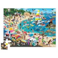 Crocodile Creek Day At The Beach 48-Piece Jigsaw Puzzle -Toy Store Crocodile Creek Beach 48Piece Puzzle 40638 02