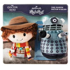 Hallmark Itty Bittys® Doctor Who The Fourth Doctor And Dalek Plush, Set Of 2 -Toy Store Doctor Who Fourth Doctor and Dalek Plush itty bittys 1KDD2078 03