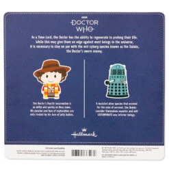 Hallmark Itty Bittys® Doctor Who The Fourth Doctor And Dalek Plush, Set Of 2 -Toy Store Doctor Who Fourth Doctor and Dalek Plush itty bittys 1KDD2078 04