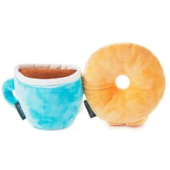Hallmark Better Together Donut And Coffee Magnetic Plush, 5" -Toy Store Donut and Coffee Magnetic Plush 1KID2092 03