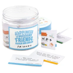 Hallmark Friends Trivia Cards Jar -Toy Store Friends Trivia Jar With 50 Cards 1PCL1007 03