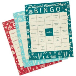 Hallmark Channel Movie Bingo Game Pad -Toy Store Hallmark Channel Bingo TearOff Game Pad 1XKT3502 03