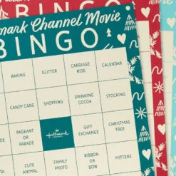 Hallmark Channel Movie Bingo Game Pad -Toy Store Hallmark Channel Bingo TearOff Game Pad 1XKT3502 04