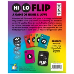 Hi Lo Flip Card Game -Toy Store Hi Lo Flip Card Game 118 03