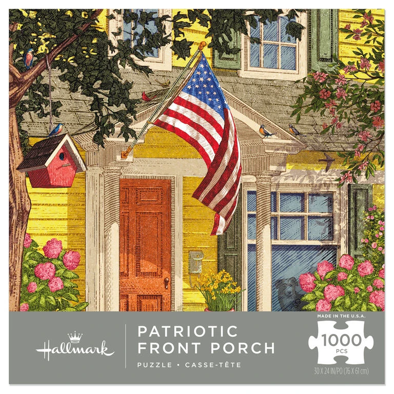 Hallmark Patriotic Front Porch 1,000-Piece Puzzle 1 Hallmark Patriotic Front Porch 1,000-Piece Puzzle