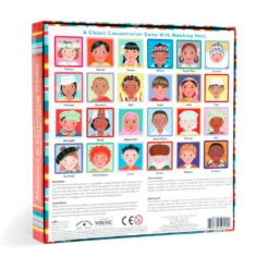 Eeboo I Never Forget A Face Memory & Matching Game -Toy Store I Never Forget a Face Memory Matching Game MGFAC3 03