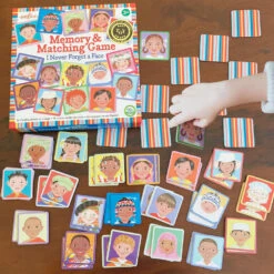 Eeboo I Never Forget A Face Memory & Matching Game -Toy Store I Never Forget a Face Memory Matching Game MGFAC3 04