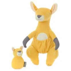Hallmark Kangaroo And Baby Joey Stuffed Animal And Rattle Set -Toy Store Kangaroo and Baby Joey Plush and Rattle Set 1BBY4819 03