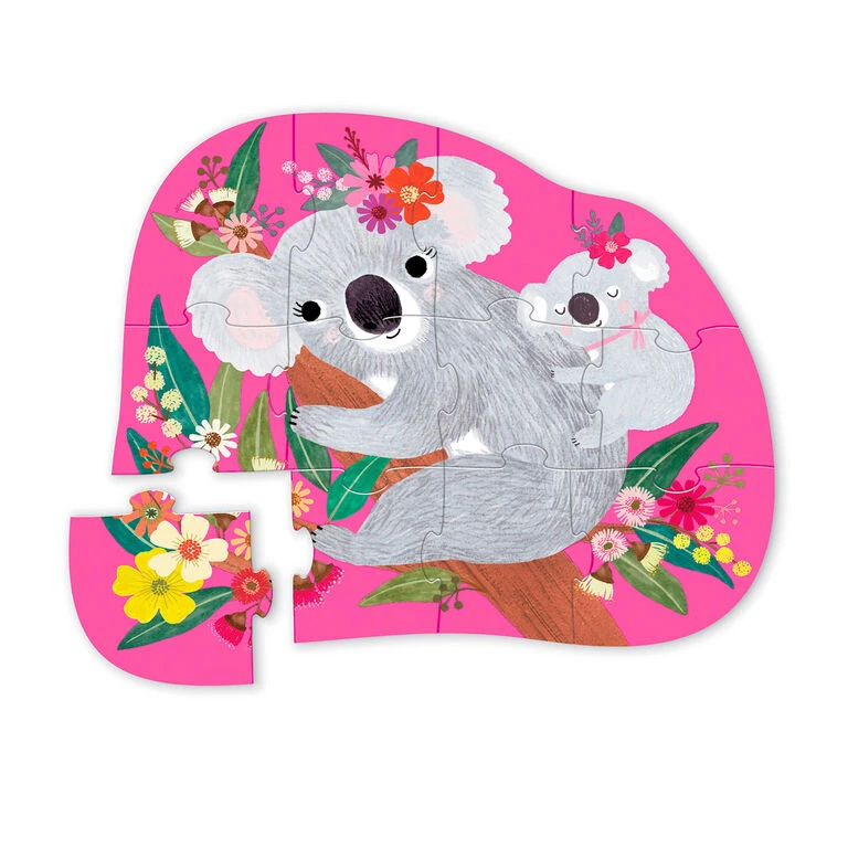 Crocodile Creek Koala Cuddle 12-Piece Puzzle 2 Crocodile Creek Koala Cuddle 12-Piece Puzzle - Image 2