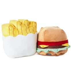 Hallmark Large Better Together Burger And Fries Magnetic Plush, 10.25" -Toy Store Large Better Together Burger and Fries Magnetic Plush 1KID1609 02