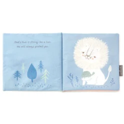 Hallmark The Lion And The Lamb: A Touch & Feel Book About God's Love Cloth Book -Toy Store Lion and Lamb Touch Feel Soft Plush Cloth Book 1BBY4854 03