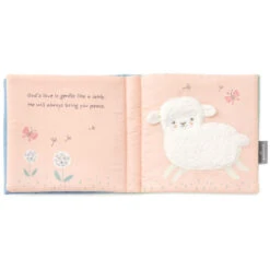 Hallmark The Lion And The Lamb: A Touch & Feel Book About God's Love Cloth Book -Toy Store Lion and Lamb Touch Feel Soft Plush Cloth Book 1BBY4854 04