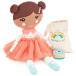 Hallmark Little World Changers⢠And Kind Culture Co. The Doll Kind Dark Skin Girl, 12"