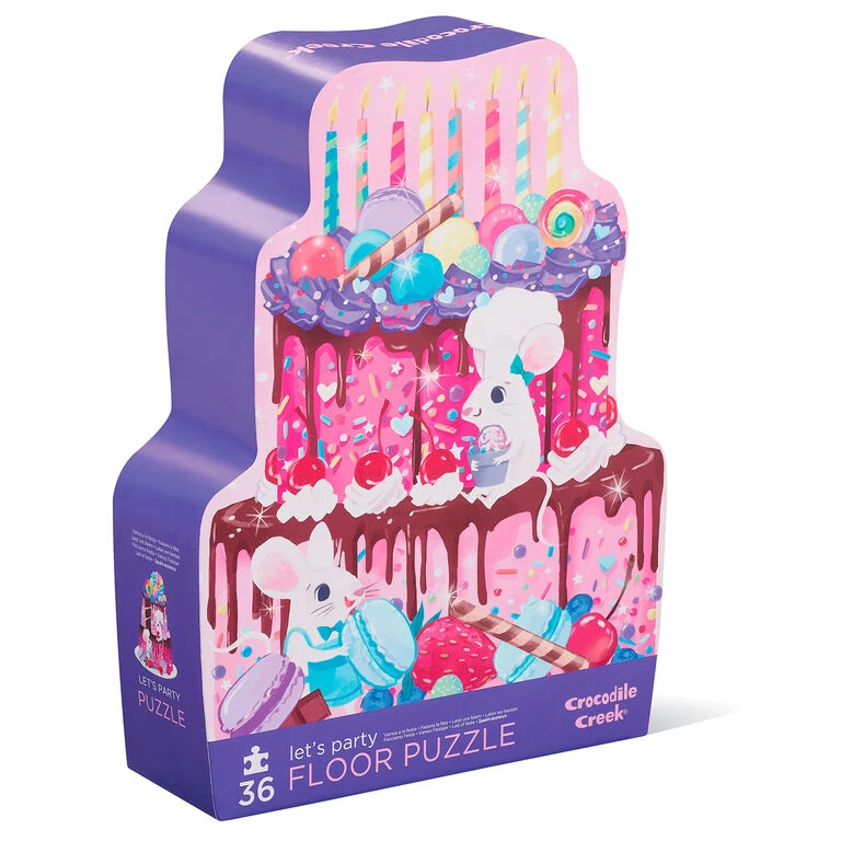 Crocodile Creek Let's Party 36-Piece Floor Puzzle 1 Crocodile Creek Let's Party 36-Piece Floor Puzzle