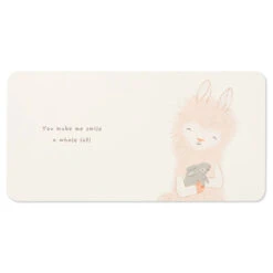 Hallmark MopTops Llama Stuffed Animal With You Make Me Smile Board Book -Toy Store MopTops Plush Llama Stuffed Animal Board Book 1KID1534 06