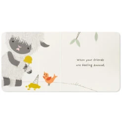 Hallmark MopTops Highland Sheep Stuffed Animal With You Are Kind Board Book -Toy Store MopTops Plush Sheep Stuffed Animal Board Book 1KID1535 06