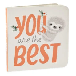 Hallmark MopTops Sloth Stuffed Animal With You Are The Best Board Book -Toy Store MopTops Plush Sloth Stuffed Animal and Board Book 1KID2083 04