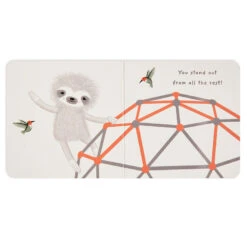 Hallmark MopTops Sloth Stuffed Animal With You Are The Best Board Book -Toy Store MopTops Plush Sloth Stuffed Animal and Board Book 1KID2083 06