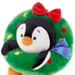 Hallmark Playful Penguins All Decked Out Musical Plush Penguin With Light And Motion -Toy Store Musical Playful Penguins Plush With Light Motion 1KCX1100 03