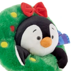 Hallmark Playful Penguins All Decked Out Musical Plush Penguin With Light And Motion -Toy Store Musical Playful Penguins Plush With Light Motion 1KCX1100 04