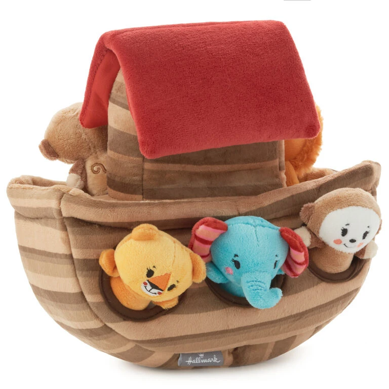 Hallmark Noah's Ark And Animals Plush Playset, 7 Pieces 2 Hallmark Noah's Ark And Animals Plush Playset, 7 Pieces - Image 2