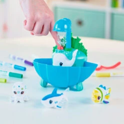 Crayola® Scribble Scrubbie Ocean Pets Lagoon Coloring Set -Toy Store Ocean Animal Figurines Color and Wash Creative Toy 11CRA2030 03