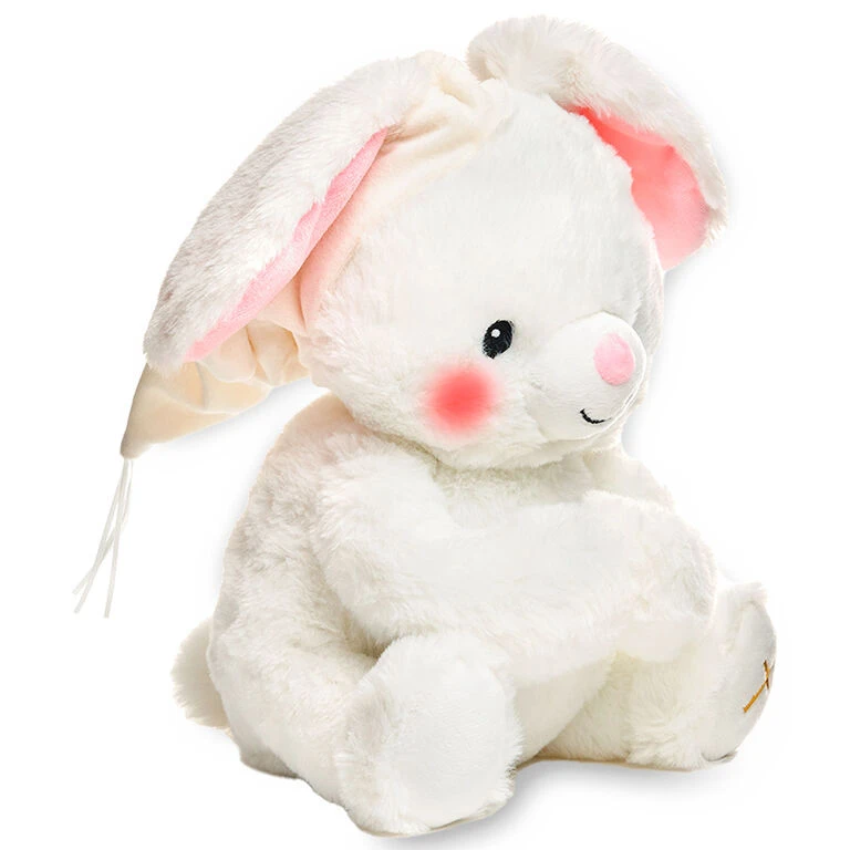 Paws For Prayer Bunny Stuffed Animal With Music And Light, 10" H 2 Paws For Prayer Bunny Stuffed Animal With Music And Light, 10" H - Image 2