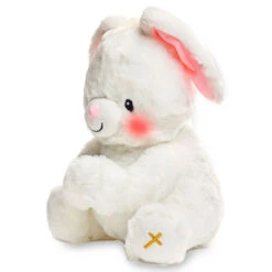Paws For Prayer Bunny Stuffed Animal With Music And Light, 10" H 5 Paws For Prayer Bunny Stuffed Animal With Music And Light, 10" H -Toy Store Paws for Prayer Bunny Plush With Music and Light CB86751 03