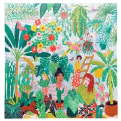 Eeboo Plant Ladies 1000-Piece Square Jigsaw Puzzle -Toy Store Plant Ladies 1000Piece Square Jigsaw Puzzle PZTPTL 02