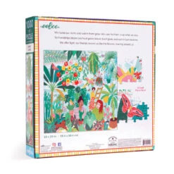 Eeboo Plant Ladies 1000-Piece Square Jigsaw Puzzle -Toy Store Plant Ladies 1000Piece Square Jigsaw Puzzle PZTPTL 03