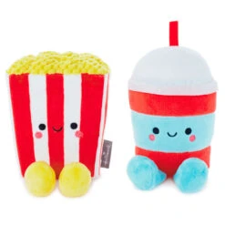 Hallmark Better Together Popcorn And Slushie Magnetic Plush, 5" -Toy Store Popcorn and Slushie Magnetic Plush 1KID2090 03
