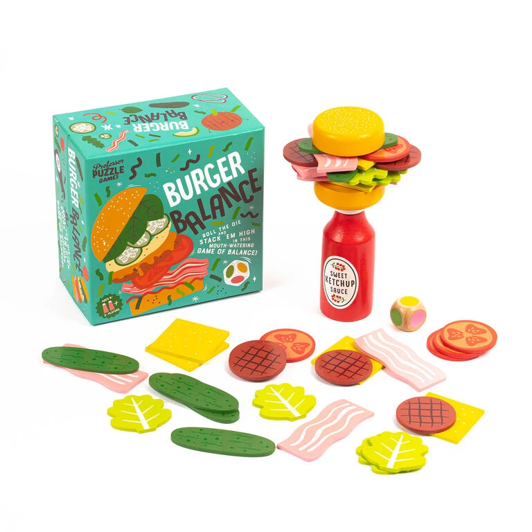 Professor Puzzle Burger Balance Stacking Game 2 Professor Puzzle Burger Balance Stacking Game - Image 2