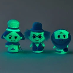 Hallmark Itty Bittys® Disney The Haunted Mansion Ghosts Glow-in-the-Dark Plush, Set Of 3 -Toy Store Set of 3 Haunted Mansion Ghosts Plush itty bittys 1KHW1028 04