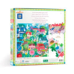 Eeboo Swedish Fishing Village 1000-Piece Jigsaw Puzzle -Toy Store Swedish Fishing Village 1000Piece Jigsaw Puzzle PZTSWD 03