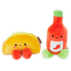 Hallmark Better Together Taco And Hot Sauce Magnetic Plush, 5" -Toy Store Taco and Hot Sauce Magnetic Plush 1KID2088 03