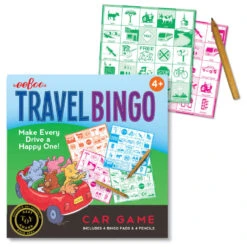 Eeboo Travel Bingo Game -Toy Store Travel Bingo Childrens Game BOTR3 02
